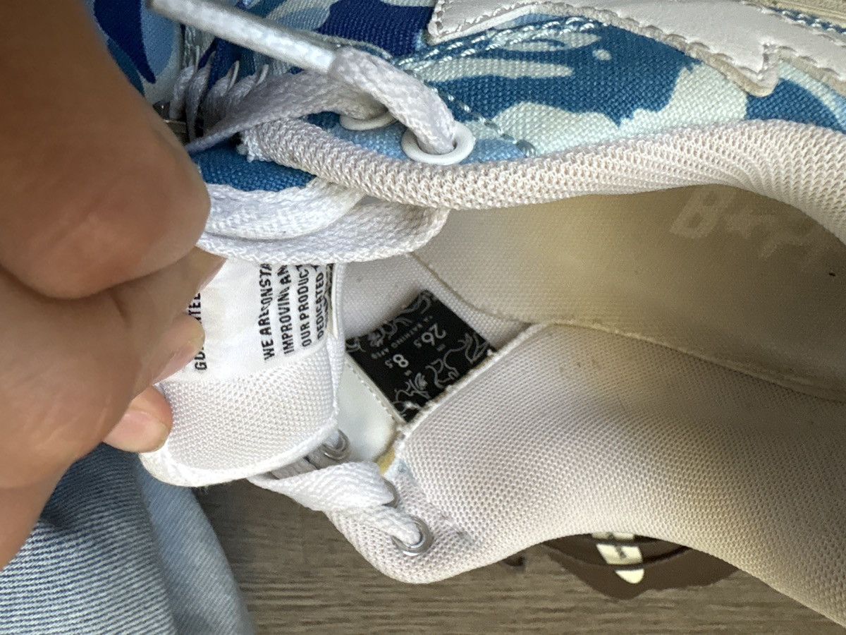 Bape Bape Sta Low ABC Camo 20th Anniversary Blue Size US 8.5 / EU 41-42 - 6 Thumbnail