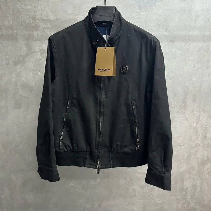 Burberry Burberry Black Cotton Men's Jacket Size US L / EU 52-54 / 3 - 1 Thumbnail