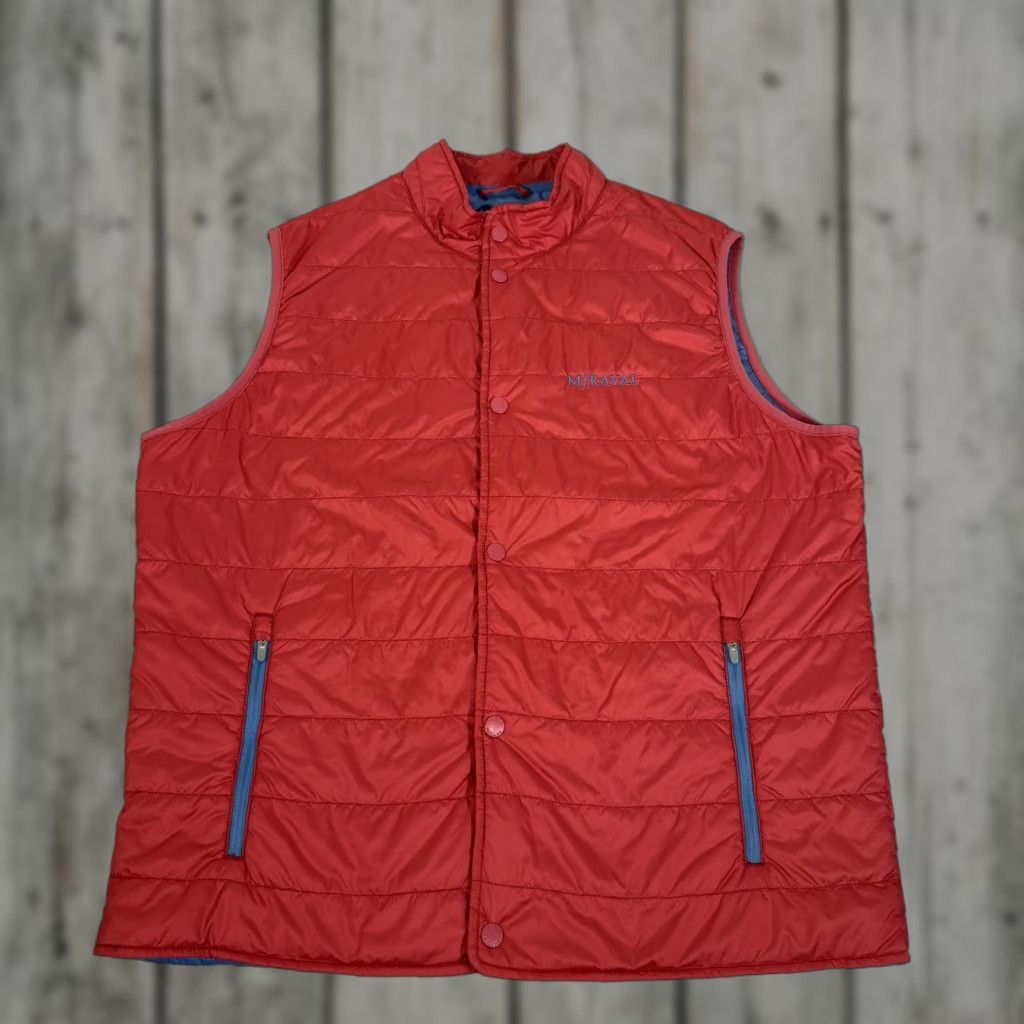 Peter Millar Peter Millar Vest Mens Large Red Quilted Puffer Snap Front Golf Lightweight Size US L / EU 52-54 / 3 - 1 Thumbnail