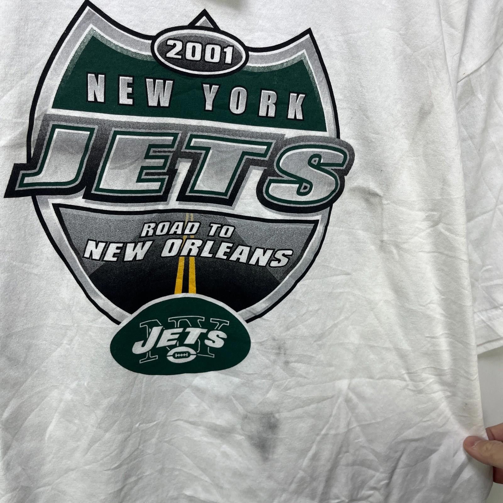 Other Vintage New York Jets 2001 Champions T-Shirt 2XL Size ONE SIZE - 8 Thumbnail