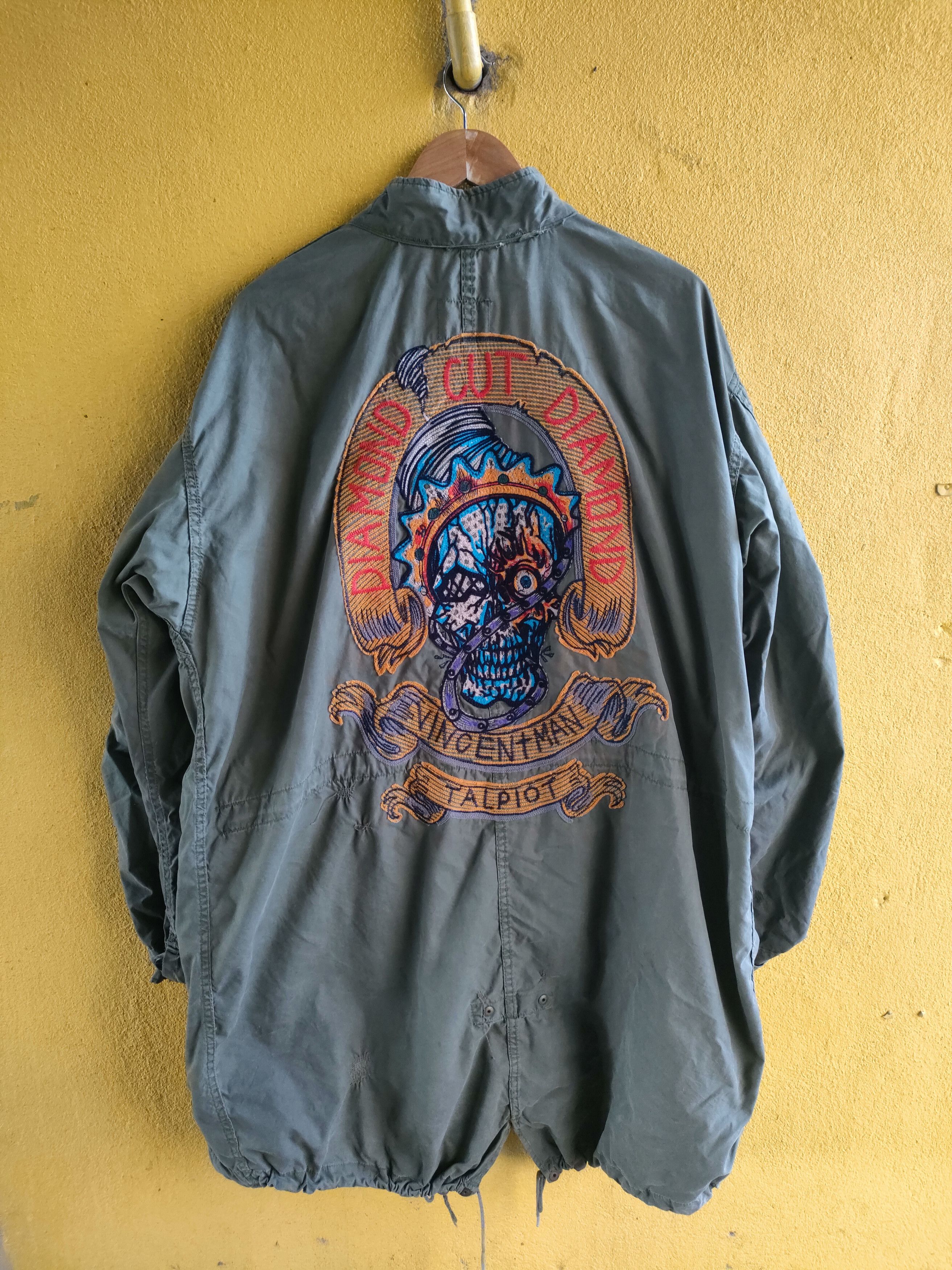 Nigel Cabourn × Vintage Vintage Military Fishtail Embroidered Parka Size US L / EU 52-54 / 3 - 1 Thumbnail