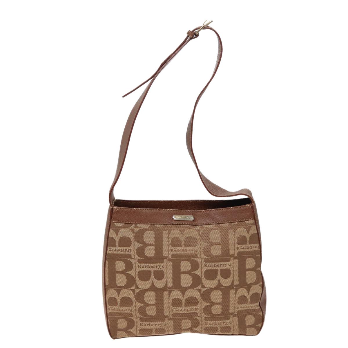 Burberry Brown Canvas Shoulder Bag (Pre-Owned) Size ONE SIZE - 1 Thumbnail