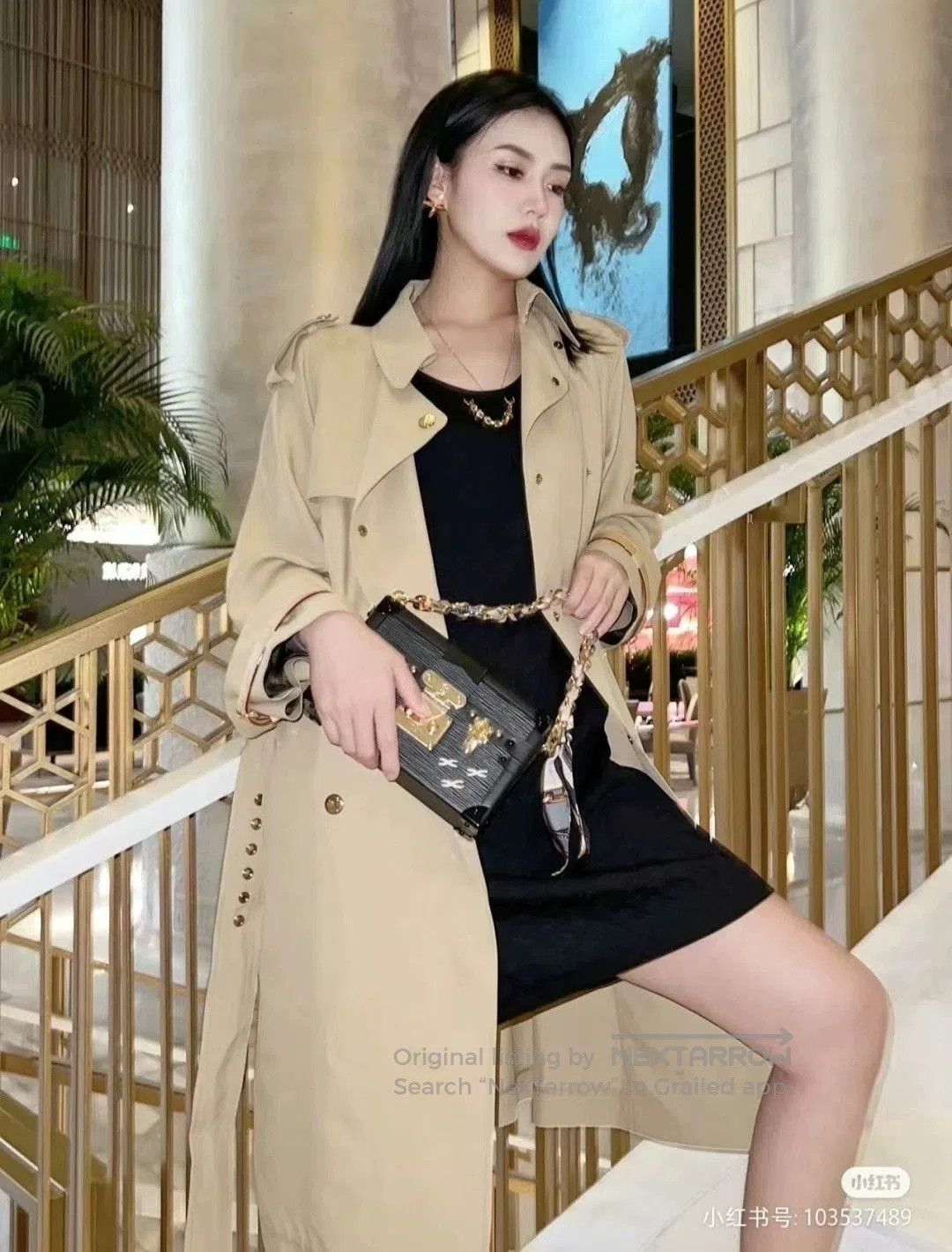 Louis Vuitton Louis Vuitton Trench Coat. Size M / US 6-8 / IT 42-44 - 2 Thumbnail