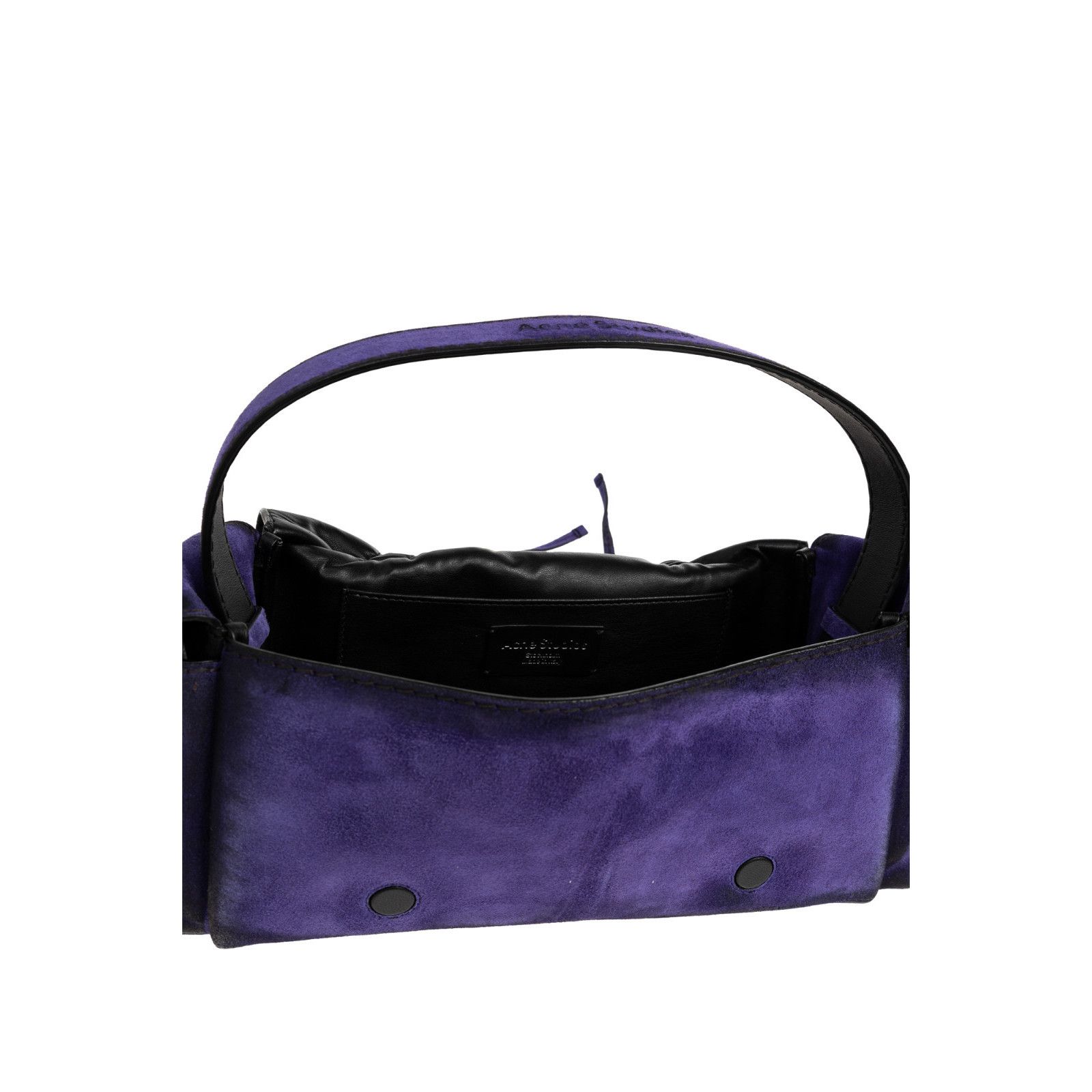 Acne Studios ACNE STUDIOS Multipocket Purple Suede Shoulder Bag New Size ONE SIZE - 4 Thumbnail