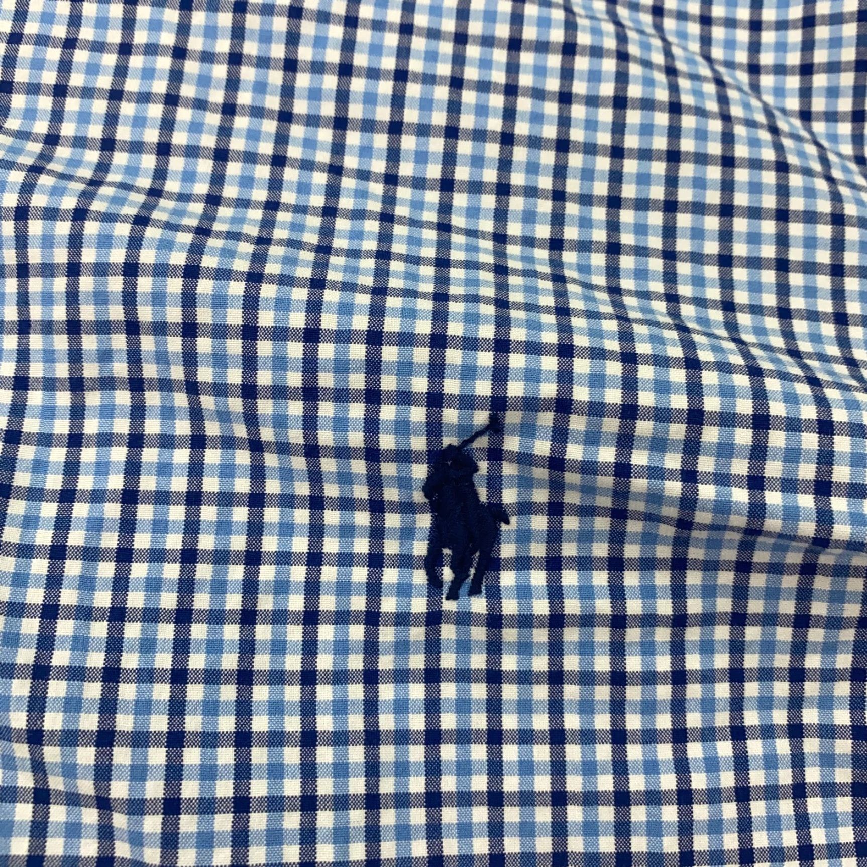 Ralph Lauren Ralph Lauren Classic Fit Button-Up Shirt XL Blue Plaid Short Sleeve Mens Size US XL / EU 56 / 4 - 2 Thumbnail