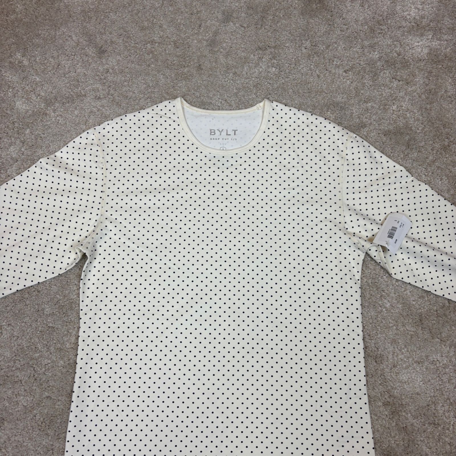 Other NWT Bylt Drop Cut Lux Long Sleeve Polka Dot Shirt Mens Small Size US S / EU 44-46 / 1 - 2 Thumbnail