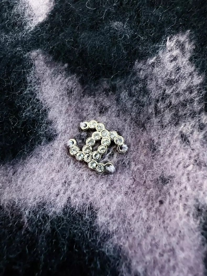Other Chanel 23N Ski Series Purple Star Pattern Cashmere Sweater Size XXS / US 00 / IT 34 - 4 Thumbnail