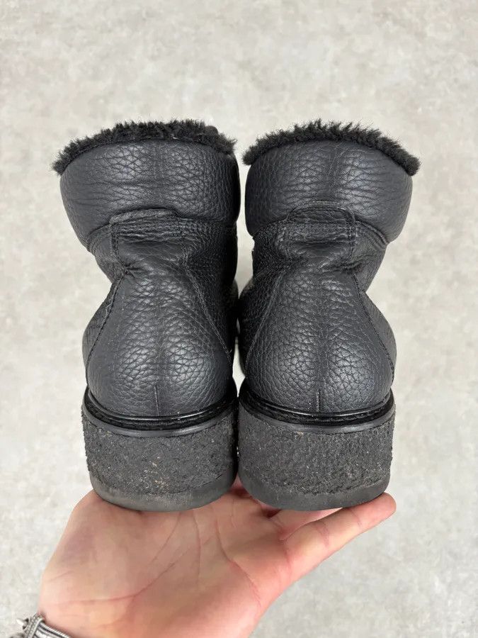 Emporio Armani Emporio Armani Black Hiking Leather Boots Size US 9.5 / EU 42-43 - 6 Thumbnail