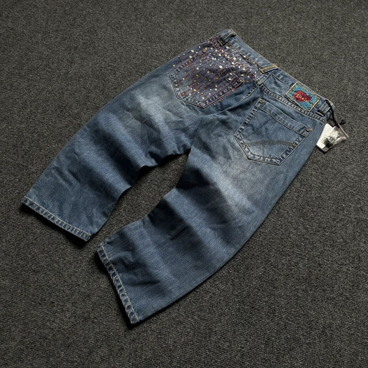 If Six Was Nine VTG Women’s Capri Jeans Ciorgia Johns Size 42 00s USA Hype Size 28" / US 6 / IT 42 - 5 Thumbnail
