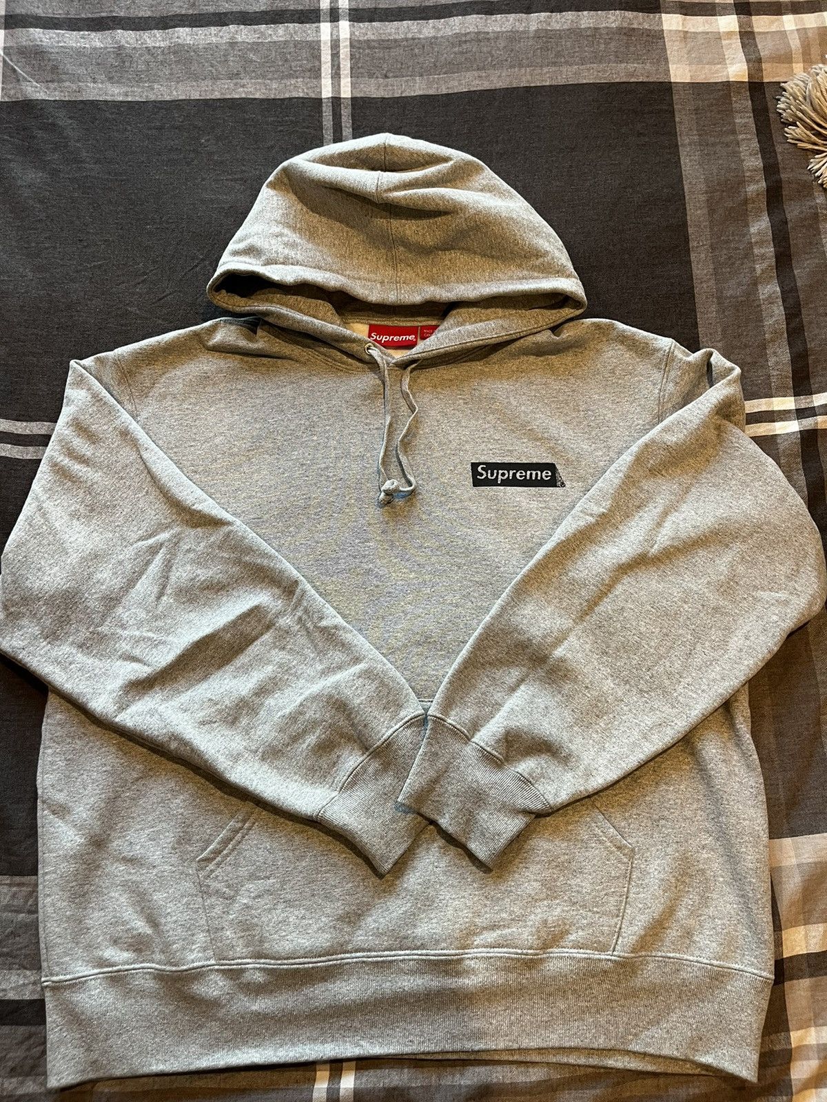 Streetwear × Supreme Crazy Brand New Supreme Catwoman Hoodie Grey
