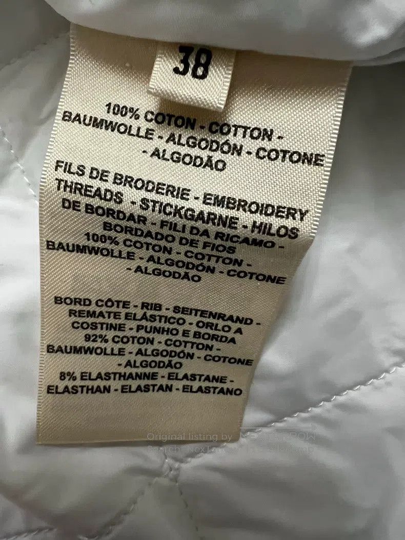 Hermes Hermes Women's white cotton jacket with classic black and Size XS / US 0-2 / IT 36-38 - 4 Thumbnail