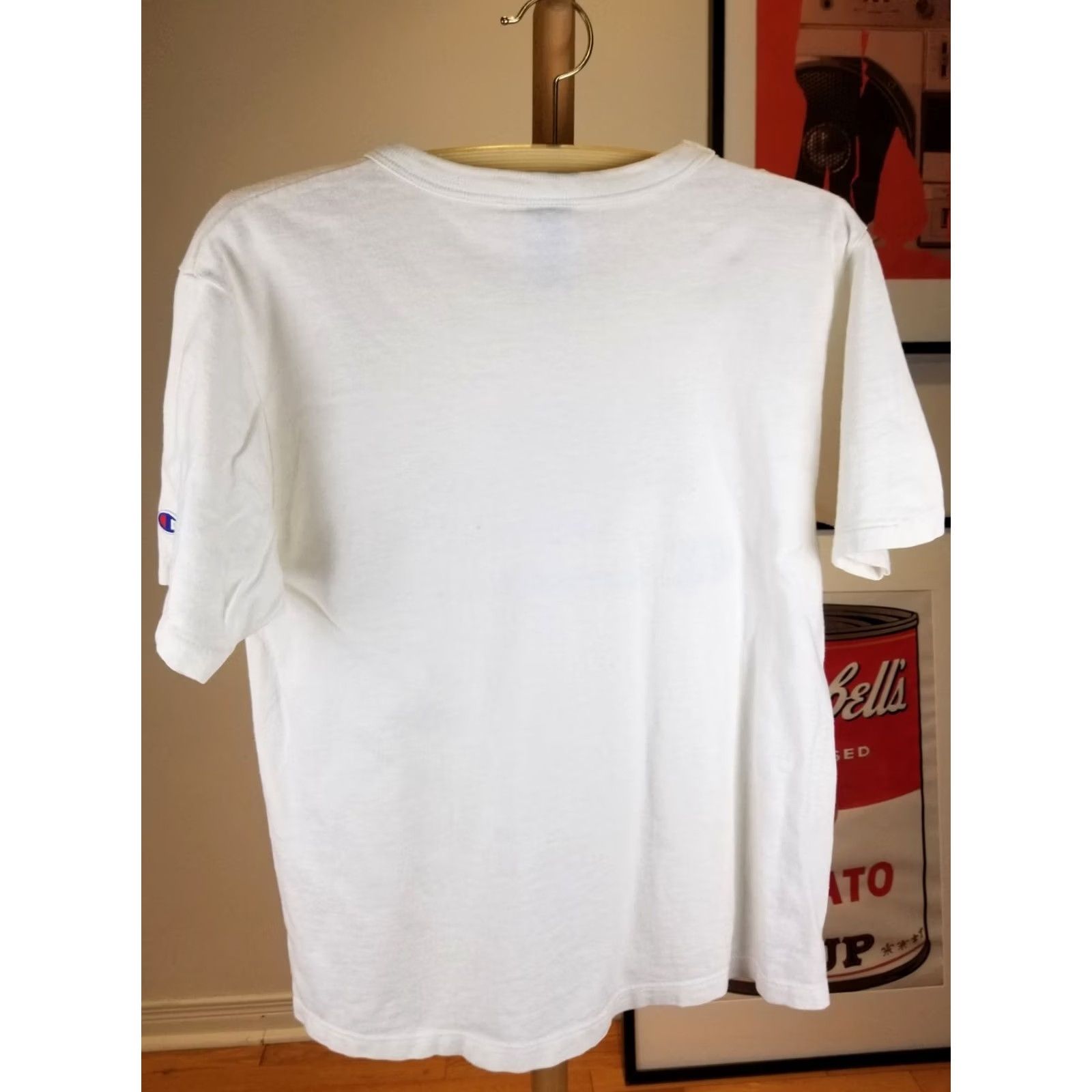 Champion VINTAGE CHAMPION IT TAKES LITTLE MORE TO MAKE A CHAMPION WHITE T-SHIRT M Mens 90s Size US M / EU 48-50 / 2 - 8 Thumbnail