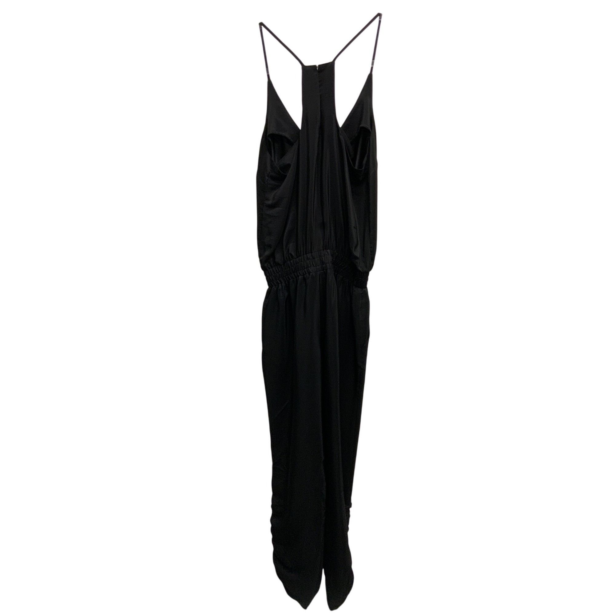 Amanda Uprichard Amanda Uprichard Lowell Black Silk Jumpsuit Size 26" / US 2 / IT 38 - 6 Thumbnail
