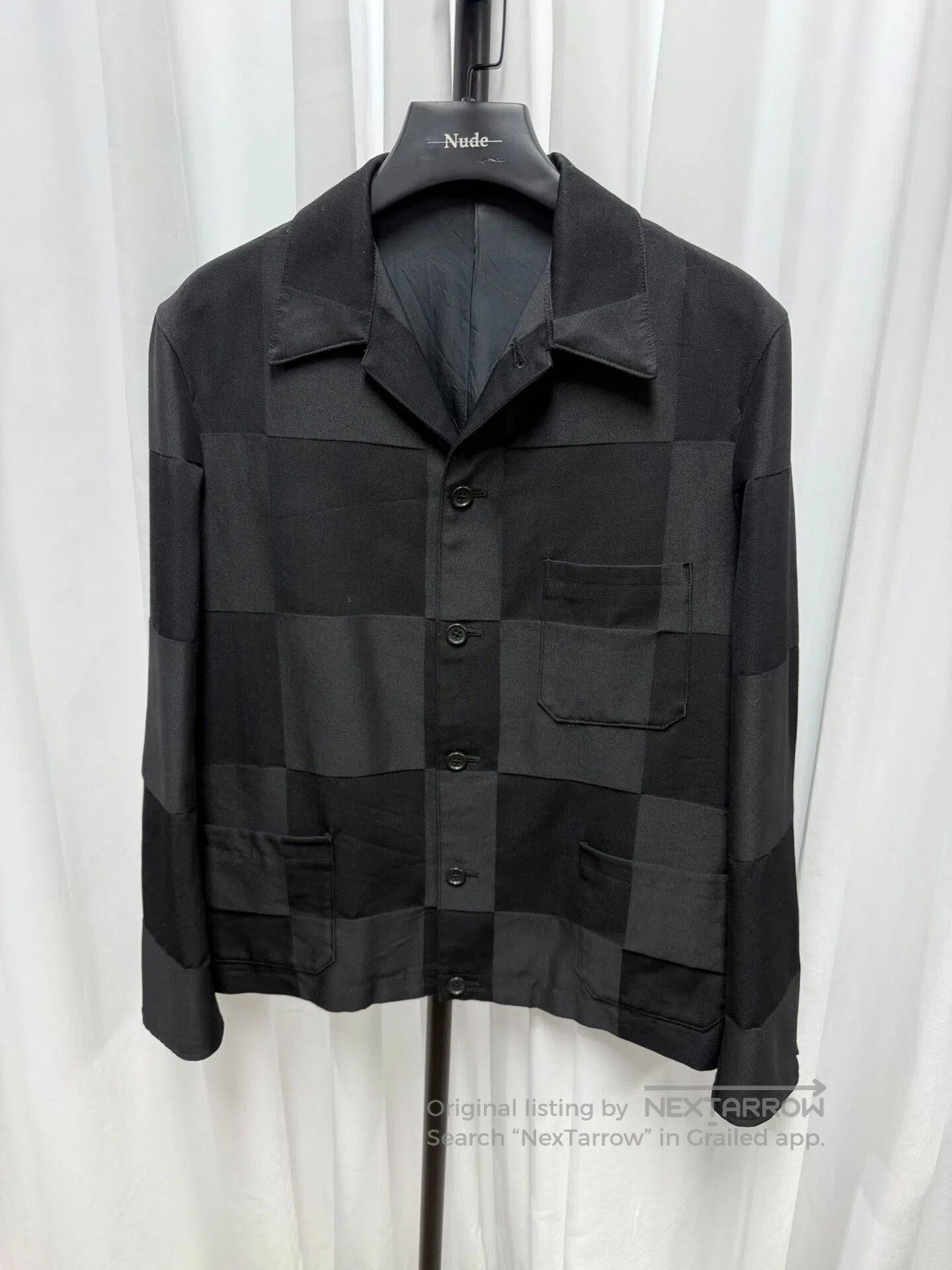 Yohji Yamamoto Yohji Yamamoto Plaid Wool Jacket. Size US L / EU 52-54 / 3 - 1 Thumbnail