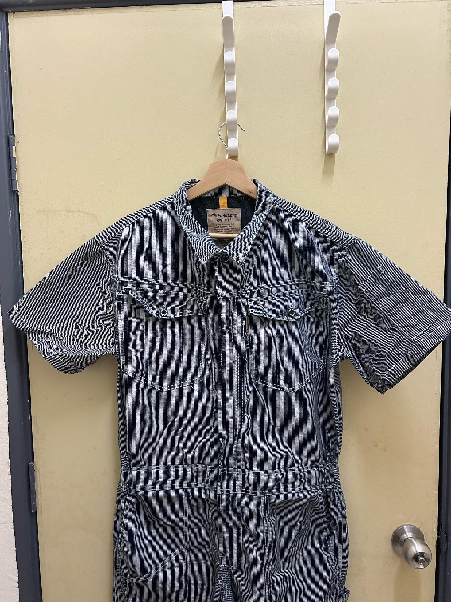 Vintage 💥Rare💥 Vintage Coverall Fieldcore Hickory Stripe Size US M / EU 48-50 / 2 - 5 Thumbnail