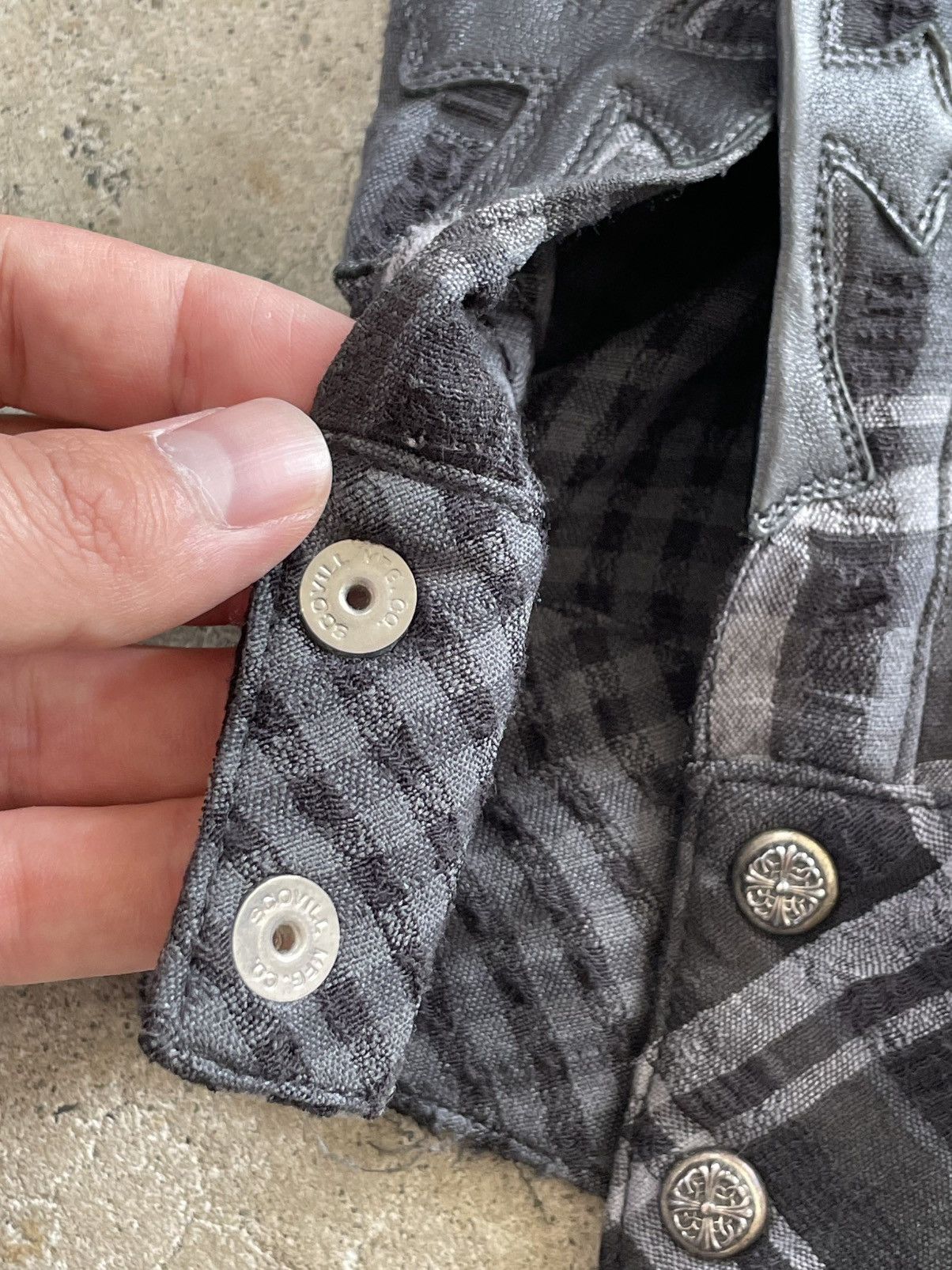 Chrome Hearts Chrome Hearts Cross Patch Flannel Size US L / EU 52-54 / 3 - 9 Thumbnail