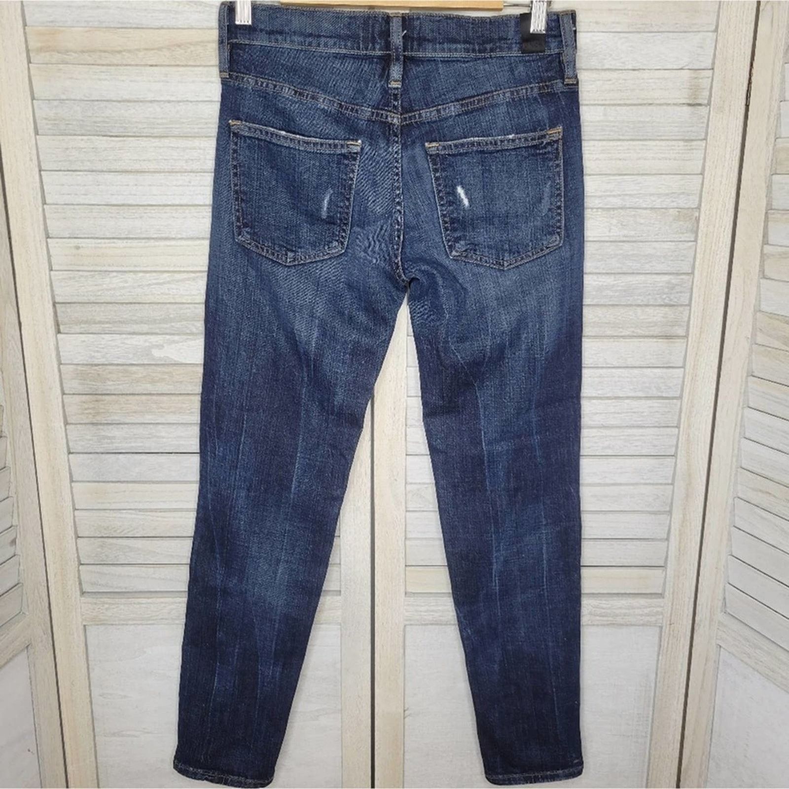 Vince Vince Five Pocket Relaxed Destructed Jeans Womens 25 Regular Size 25" / US 0 / IT 36 - 7 Thumbnail