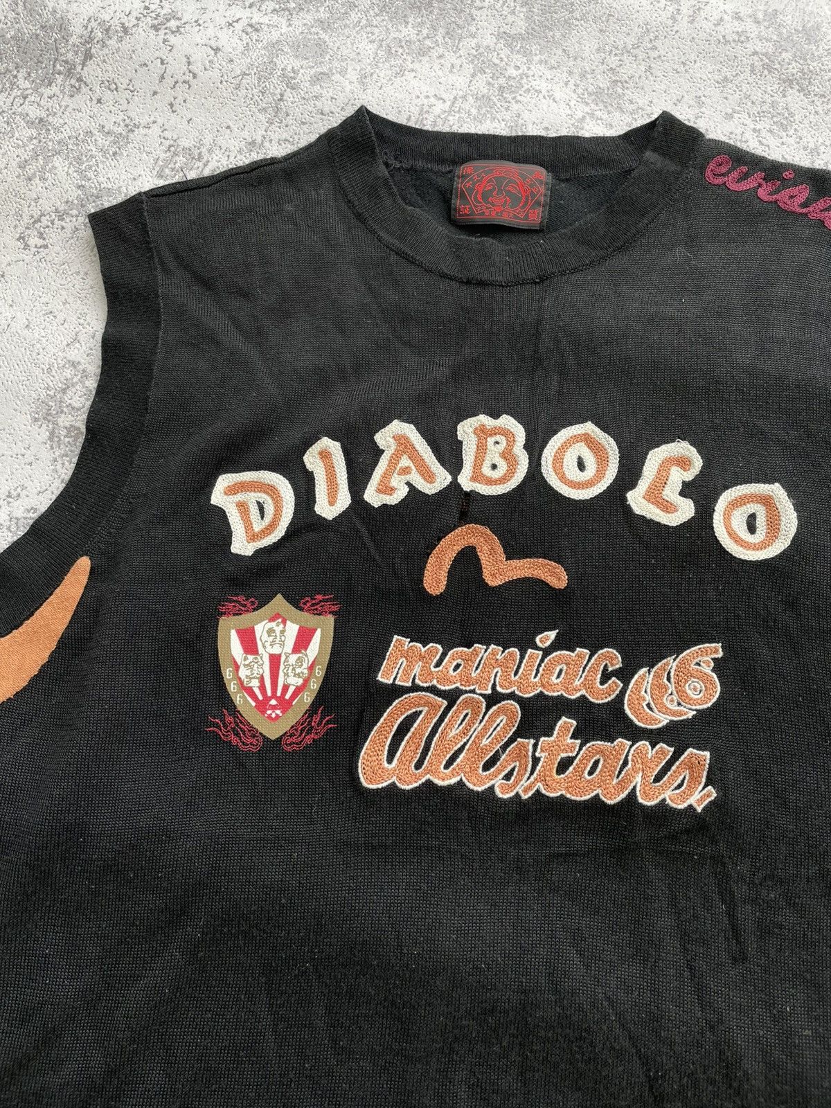 Evisu Very Rare ❗️Evisu Archive Diabolo ONI Maniac 666Allstars Vest Size US L / EU 52-54 / 3 - 3 Thumbnail
