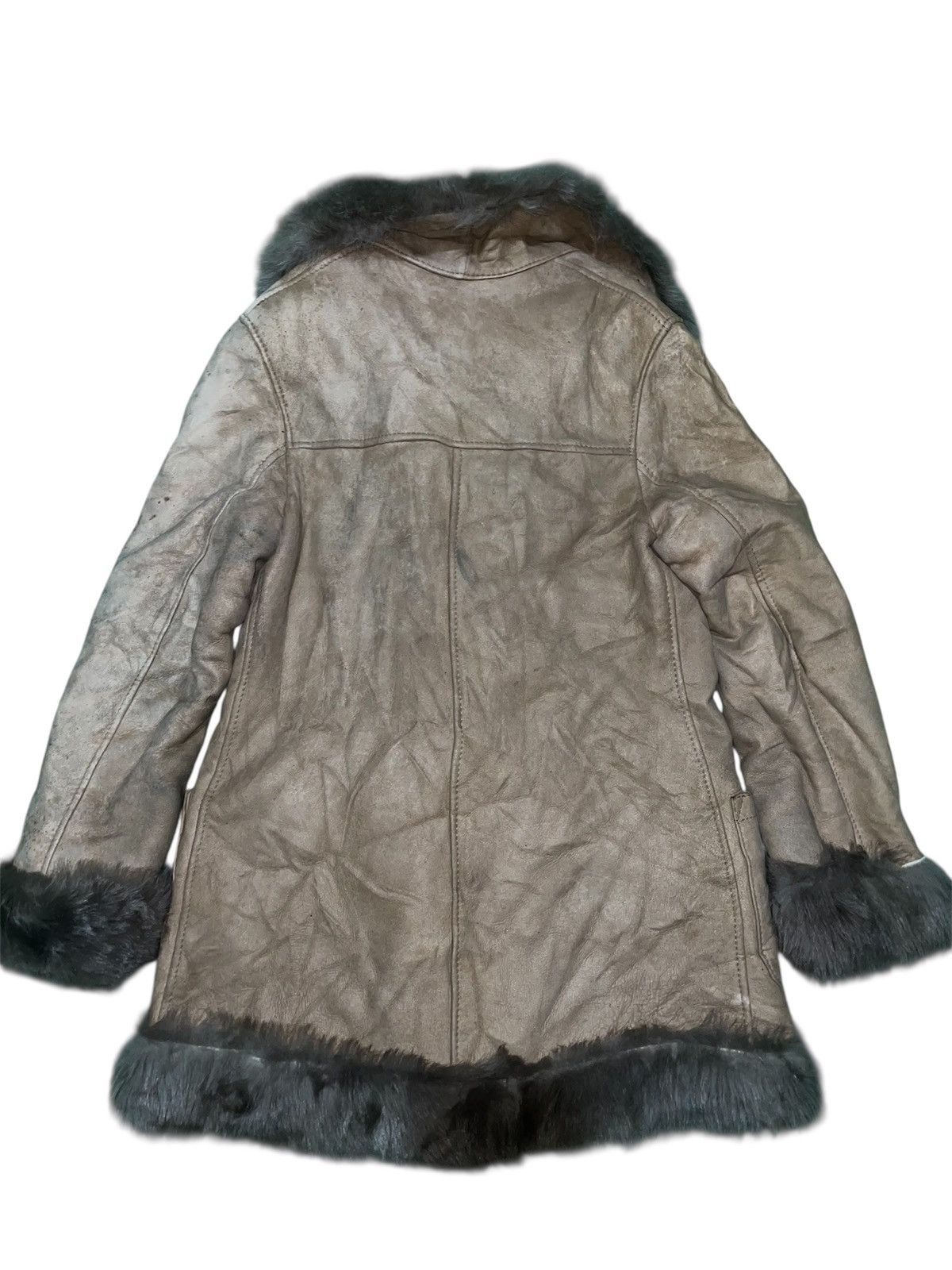 Vintage Vintage Elisa Spain Suede Shearling Penny Lane Jacket Size M Size M / US 6-8 / IT 42-44 - 2 Thumbnail