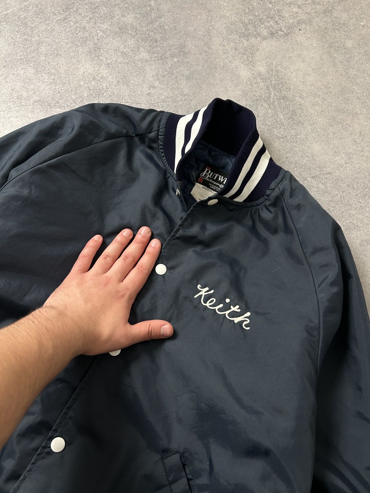 Vintage Butwin vintage Made in Usa 🇺🇸 UFCW Local 653 bomber jacket Size US S / EU 44-46 / 1 - 4 Thumbnail
