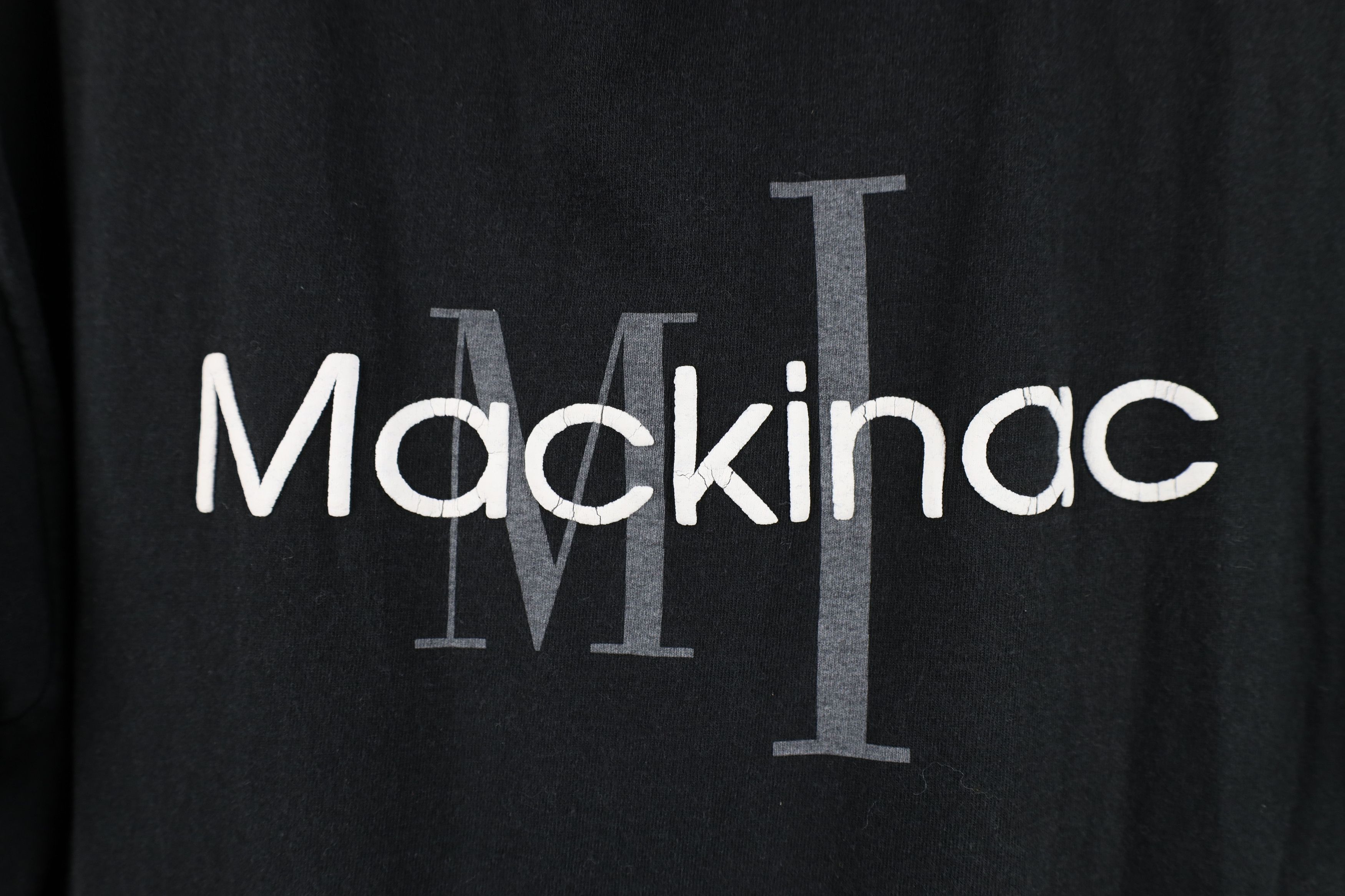 Vintage Vintage 90s Spell Mackinac Michigan T-Shirt Black Cotton USA Size US L / EU 52-54 / 3 - 4 Thumbnail