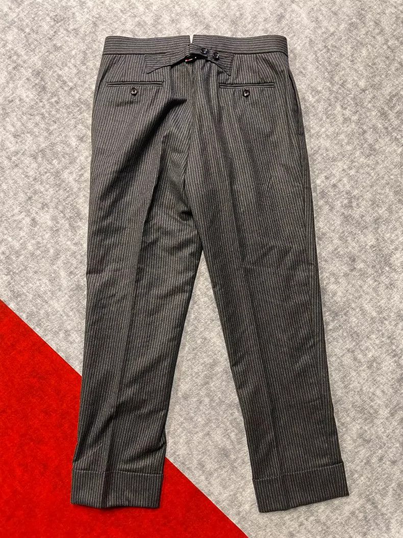 Thom Browne Thom Browne size2 Mid-waist trousers Size 38R - 3 Thumbnail