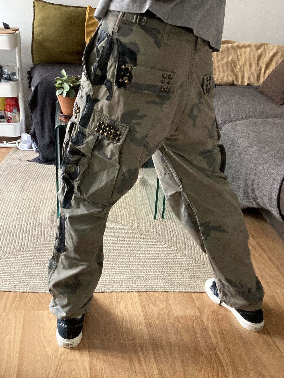 Designer × The Great China Wall × Vintage The Great China Wall - Camo Cargo Pant Size US 30 / EU 46 - 3 Thumbnail