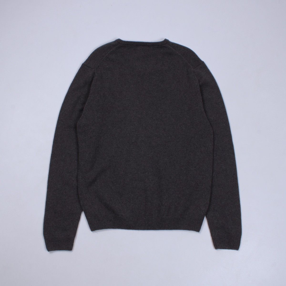 Calvin Klein × Designer CALVIN KLEIN Golf Wool Blend Gray V-neck Sweater Jumper Size US M / EU 48-50 / 2 - 9 Thumbnail