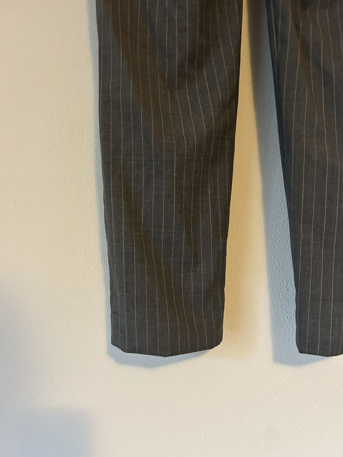 Brunello Cucinelli Brunello Cucinelli Pinstripe Wool Pants Size US 32 / EU 48 - 12 Thumbnail