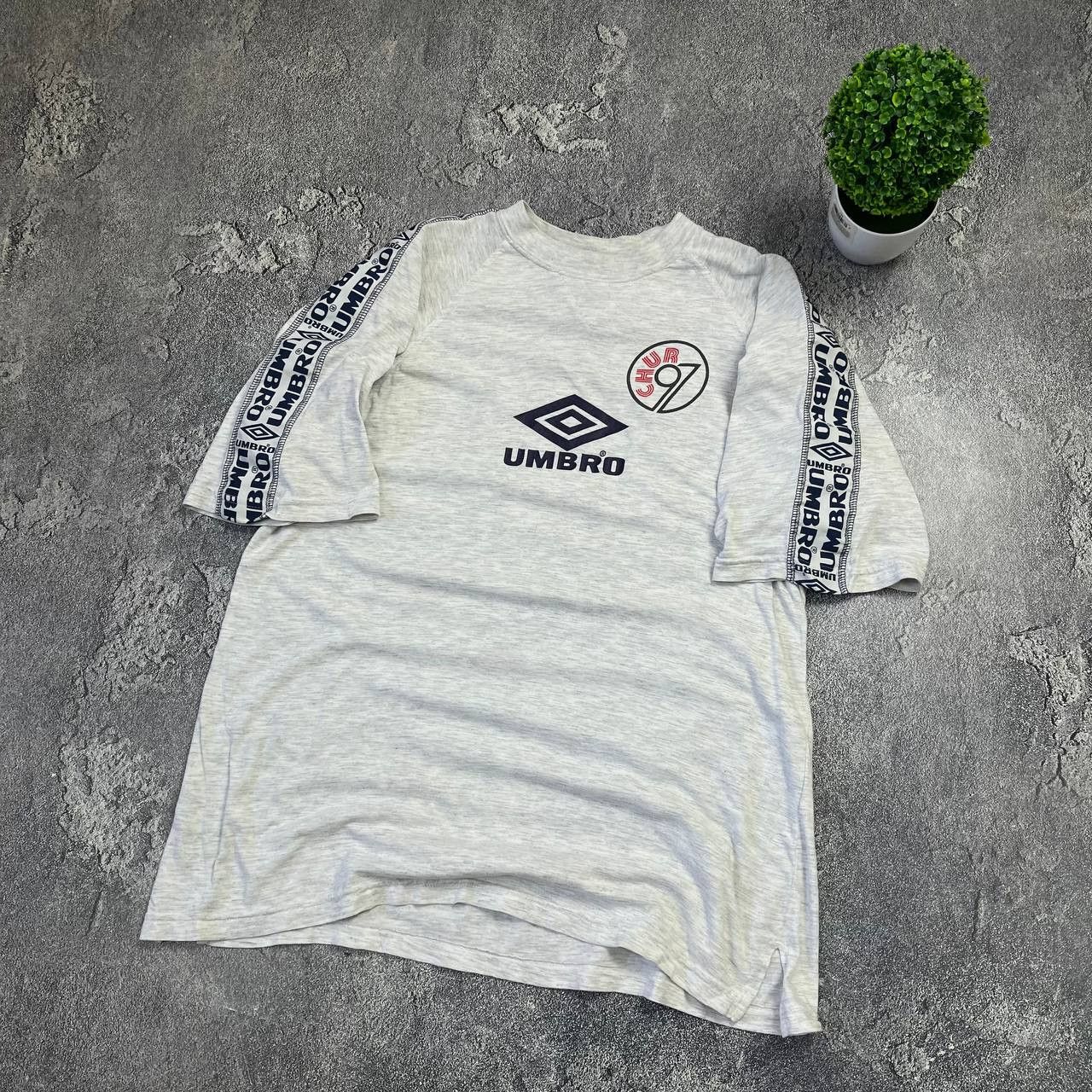 Umbro Vintage Umbro Lampass Chur 97 Cotton T-Shirt Mens Size XL Size US XL / EU 56 / 4 - 4 Thumbnail