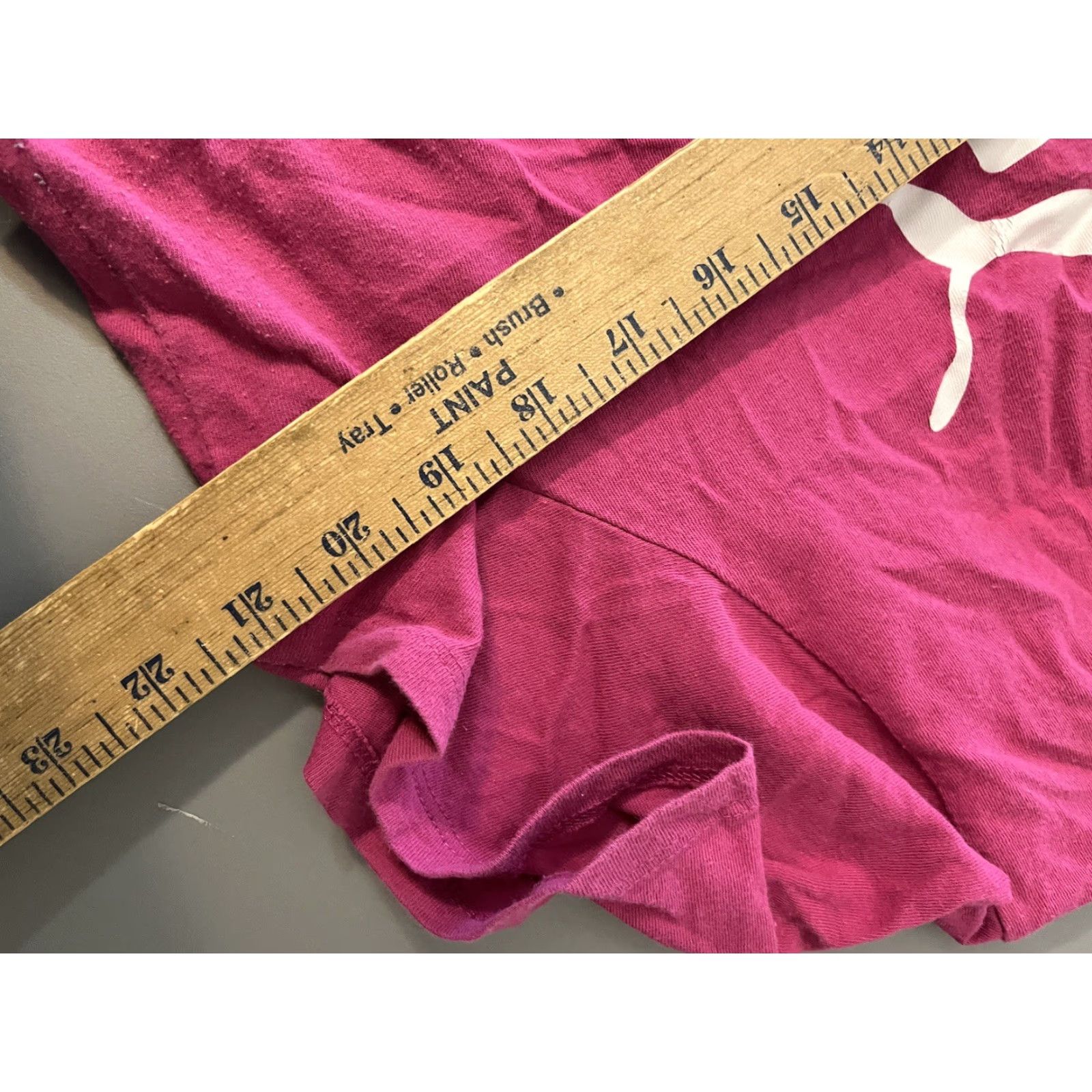 Puma VINTAGE Puma Women's T-Shirt 1X Plus Size Short Sleeve Pink Logo Cotton Casual Size XL / US 12-14 / IT 48-50 - 5 Thumbnail