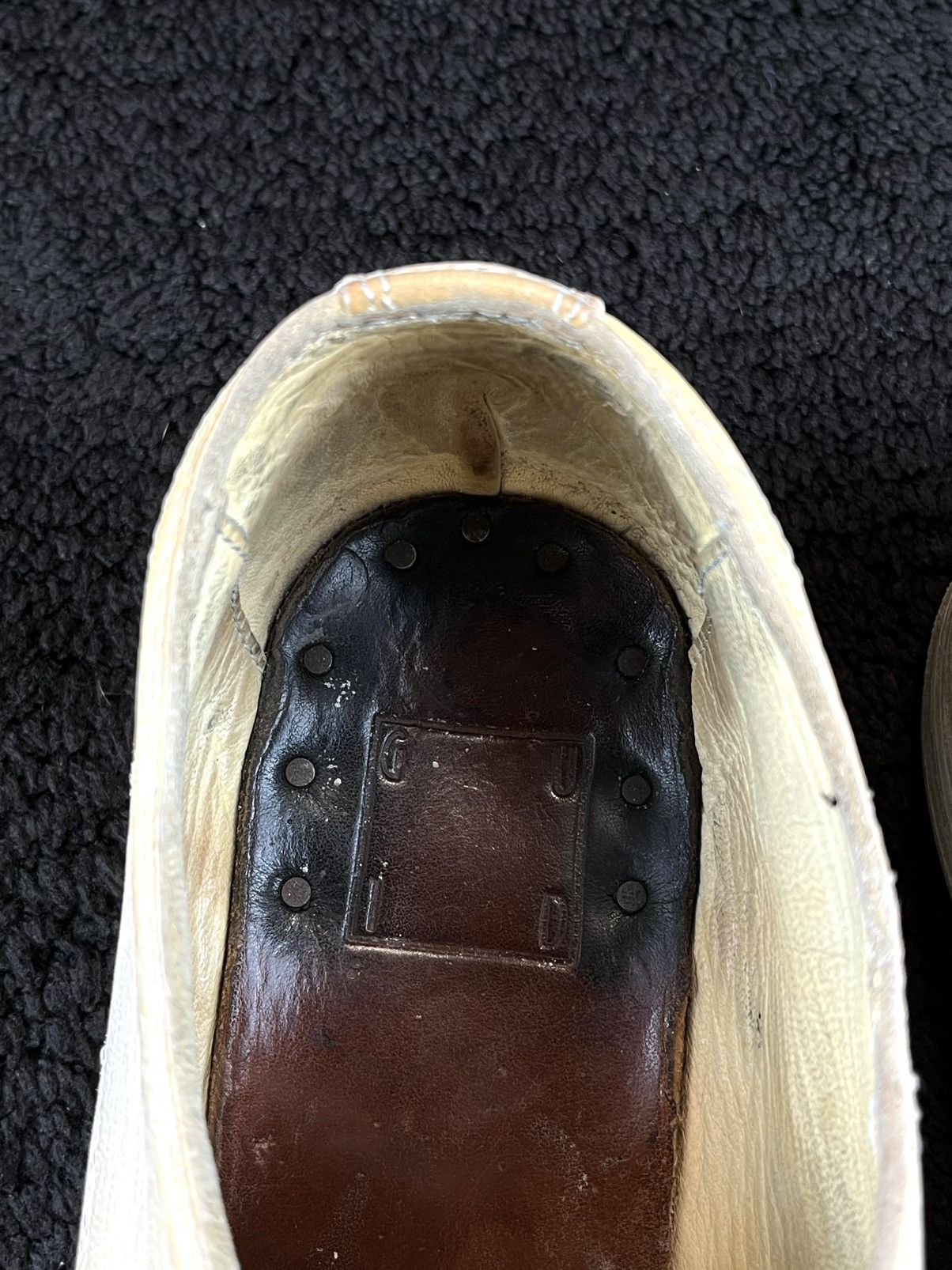 Guidi Guidi 992 Cream White Leather Derby Size US 9 / EU 42 - 11 Thumbnail