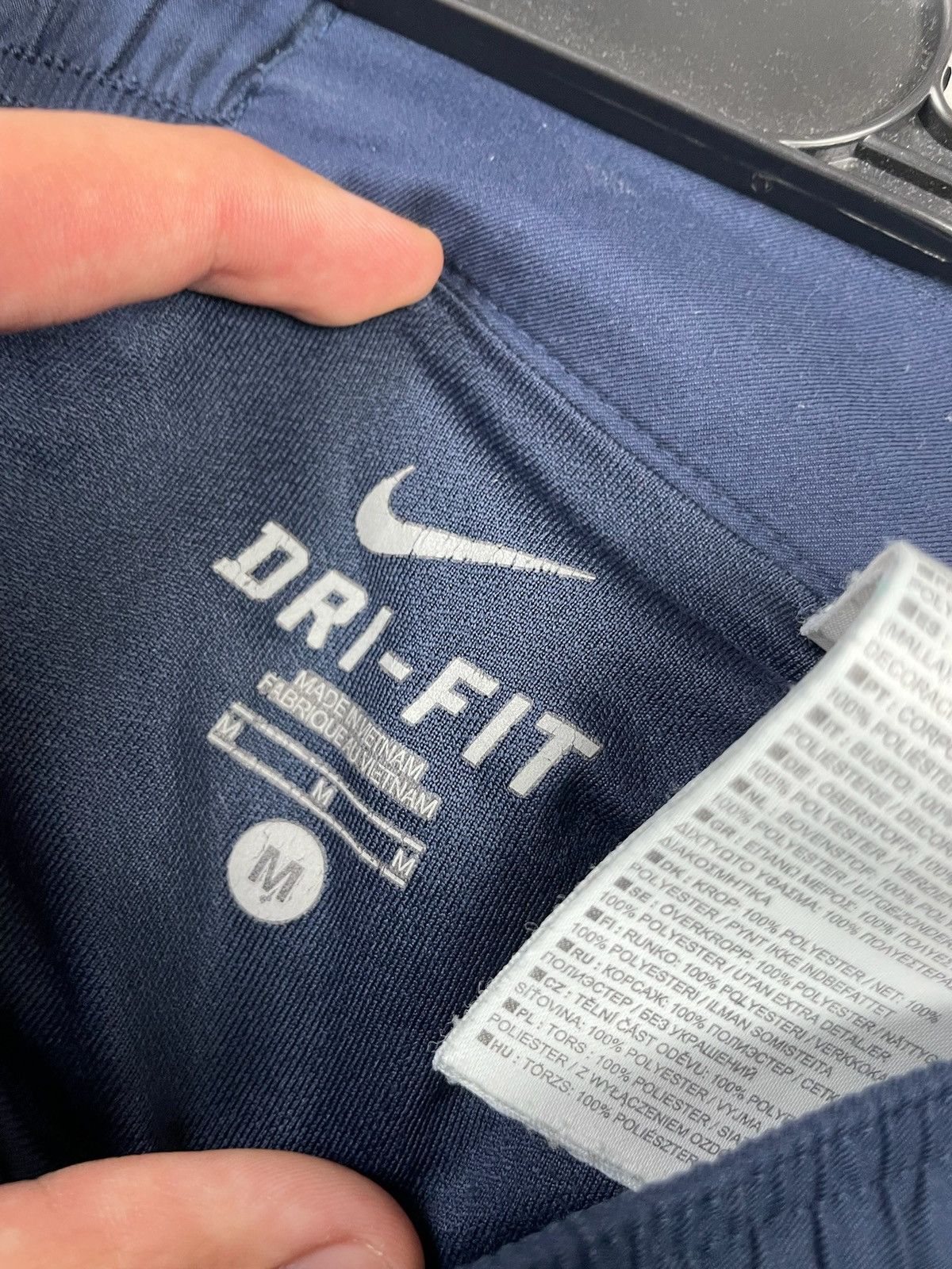 Nike Vintage Barcelona soccer Shorts Away blue rare size M Size US 32 / EU 48 - 6 Thumbnail