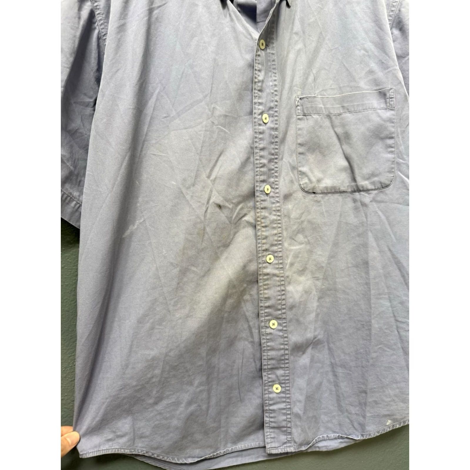 Banana Republic VINTAGE Banana Republic Polo Shirt Large Purple Cotton 90’s Sun Faded Size US L / EU 52-54 / 3 - 4 Thumbnail