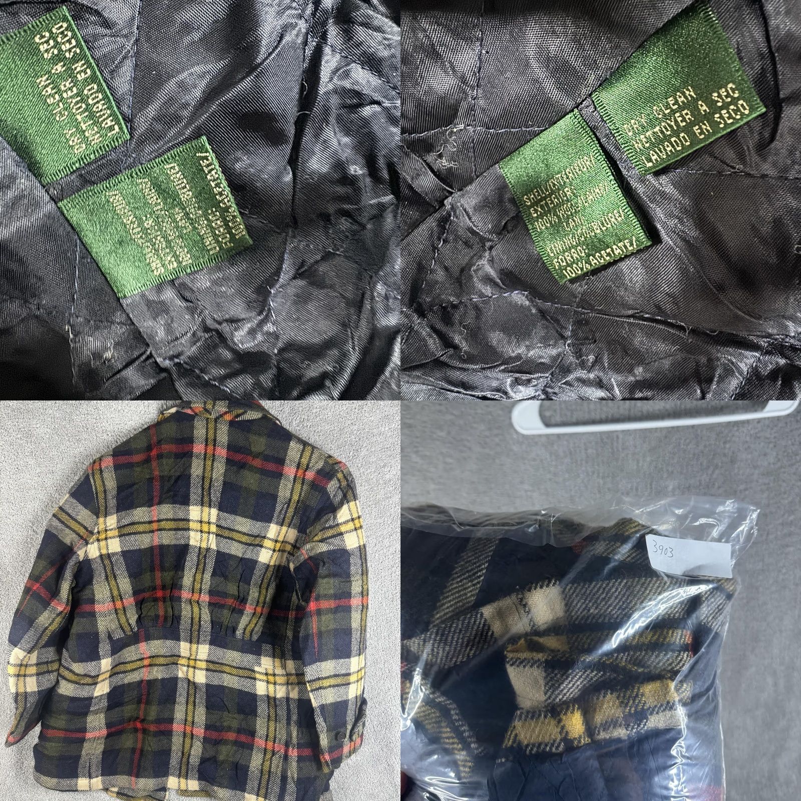 Ralph Lauren Ralph Lauren Jacket Womens Large Blue Plaid Wool Pea Coat Quilted Lined Pockets Size L / US 10 / IT 46 - 10 Thumbnail