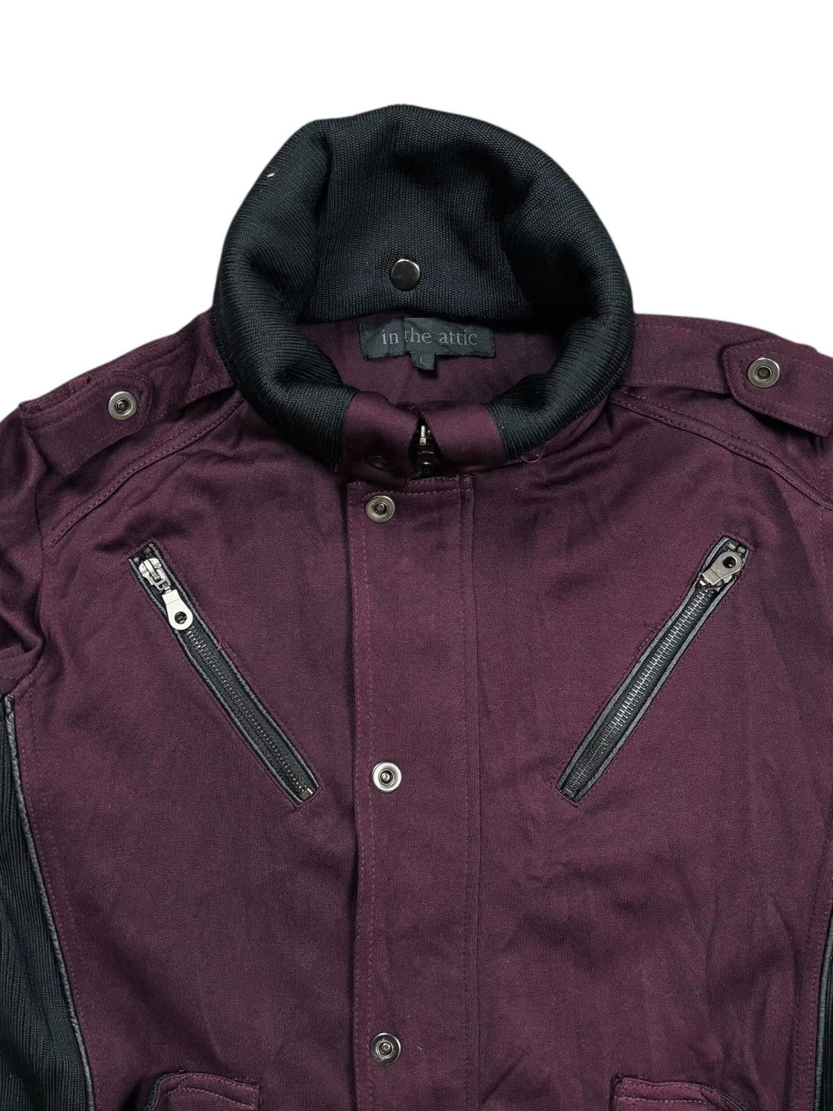 BUFFALO BOBS 2000s Semantic Design - Red Wine Vkei Style Jacket Size US M / EU 48-50 / 2 - 4 Thumbnail
