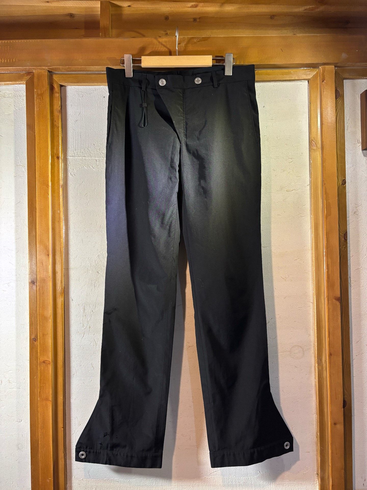 Kiko Kostadinov Mackintosh 0002 Kiko Kostadinov Wool Flared Trousers Size US 34 / EU 50 - 1 Thumbnail