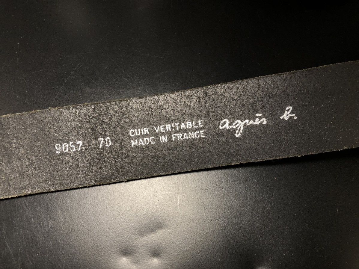 Designer × agnes b. Agnes B Leather Belt Size ONE SIZE - 2 Thumbnail