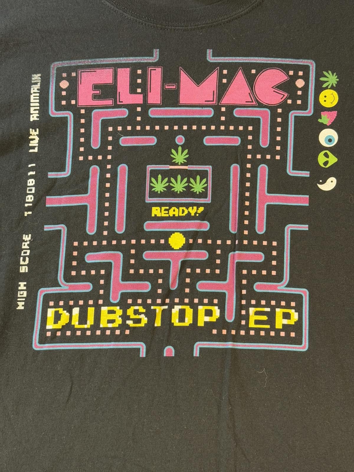 Gildan Eli-Mac Dubstop EP T-shirt Pac man Marijuana Tee - L Size US L / EU 52-54 / 3 - 3 Thumbnail