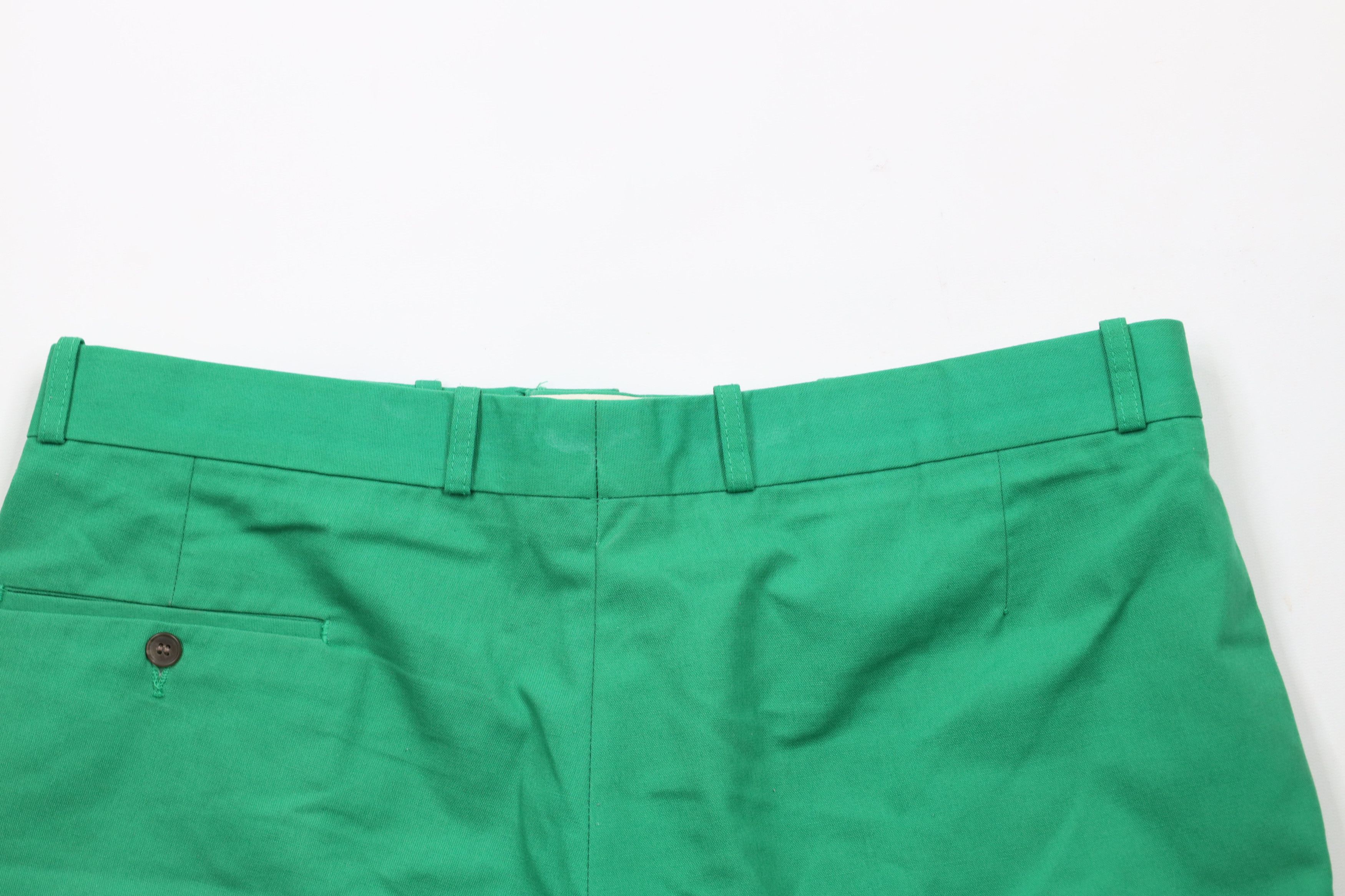 Vintage Vintage 80s 90s Streetwear Knee Chino Shorts Kelly Green Size US 36 / EU 52 - 11 Thumbnail