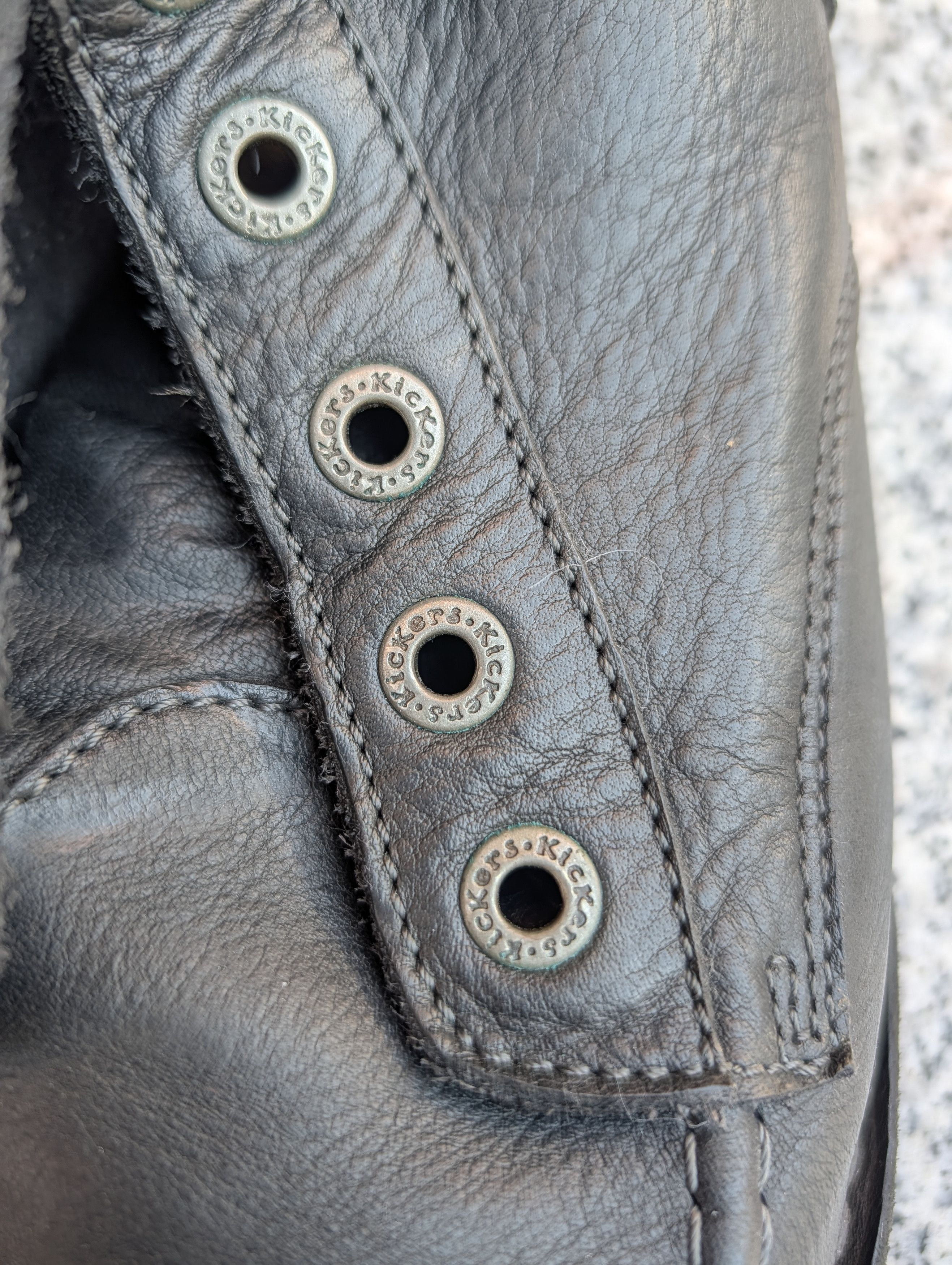 Kickers Vintage KICKERS Kick-Hi Boots France Black | EU 46 US 12 Size US 12 / EU 45 - 6 Thumbnail