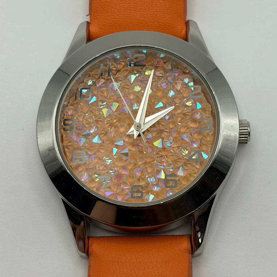 Other Silver & Orange Retro Men’s Watch Size ONE SIZE - 3 Thumbnail