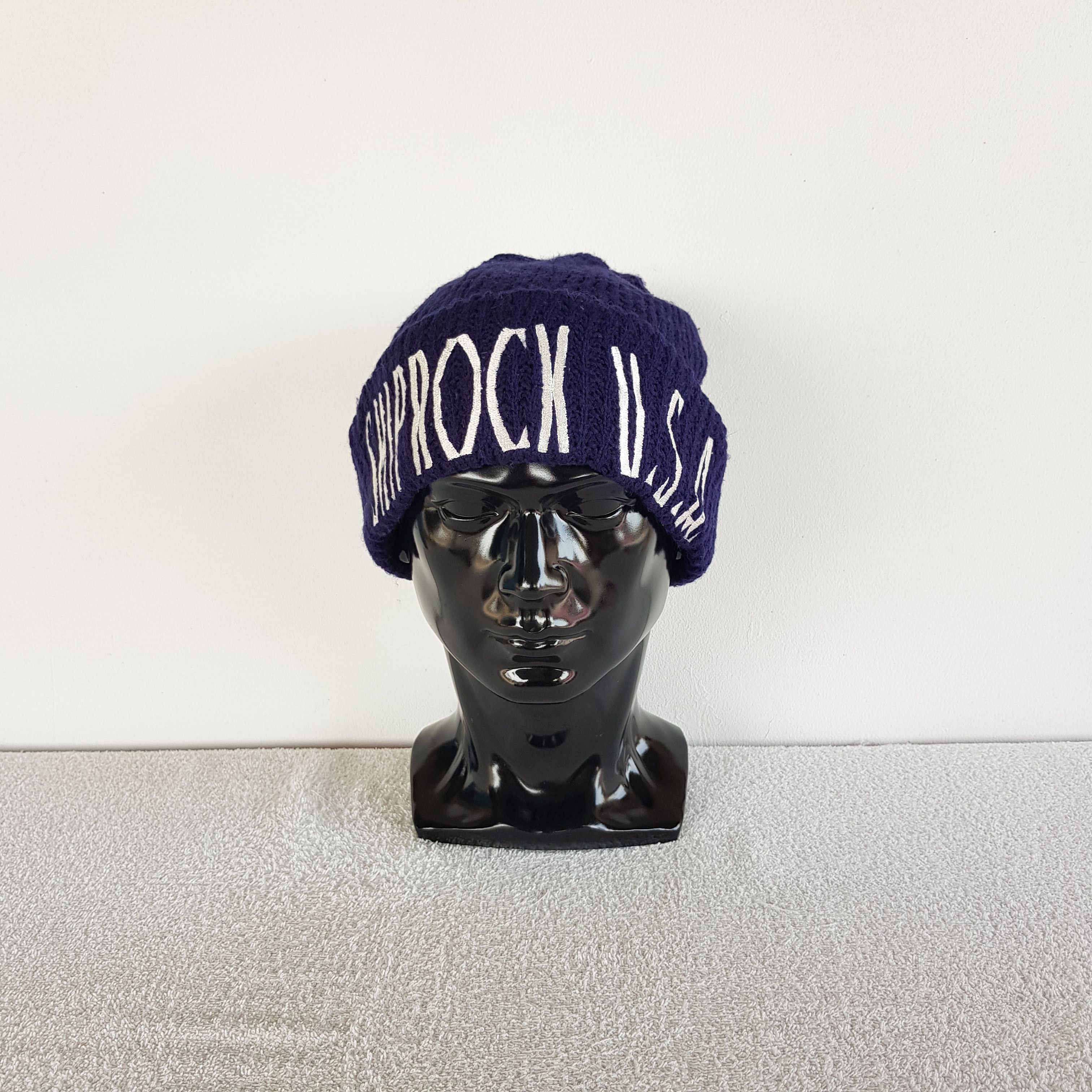 Japanese Brand Vintage Outdoor Beanie Y2K Shiprock USA Humor Snow Caps Hats Size ONE SIZE - 2 Thumbnail