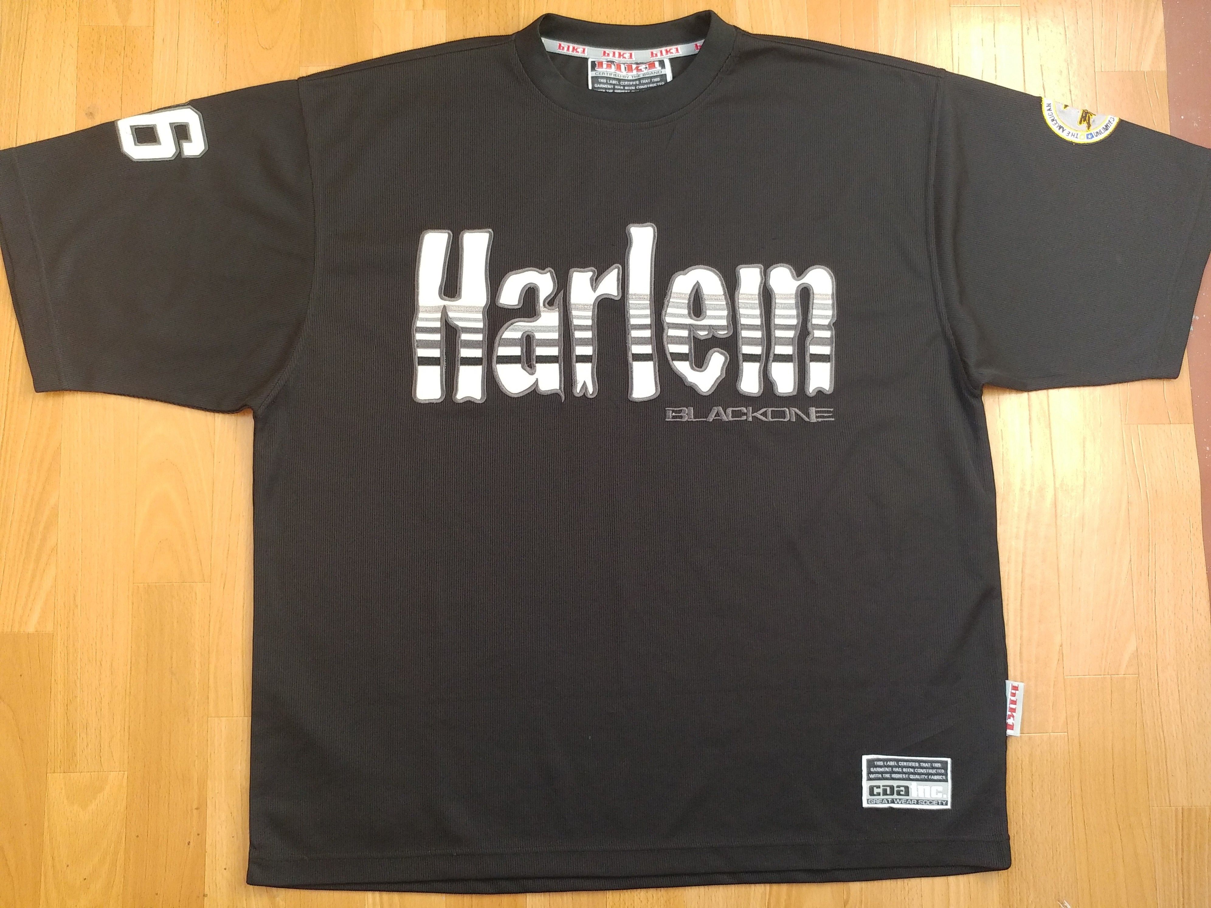 Vintage HARLEM t-shirt, New York jersey vintage NYC skater XXL Size US XXL / EU 58 / 5 - 1 Thumbnail