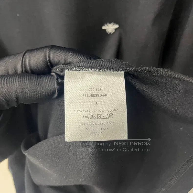 Dior Dior Black classic little bee embroidered short sleeves Size US S / EU 44-46 / 1 - 4 Thumbnail