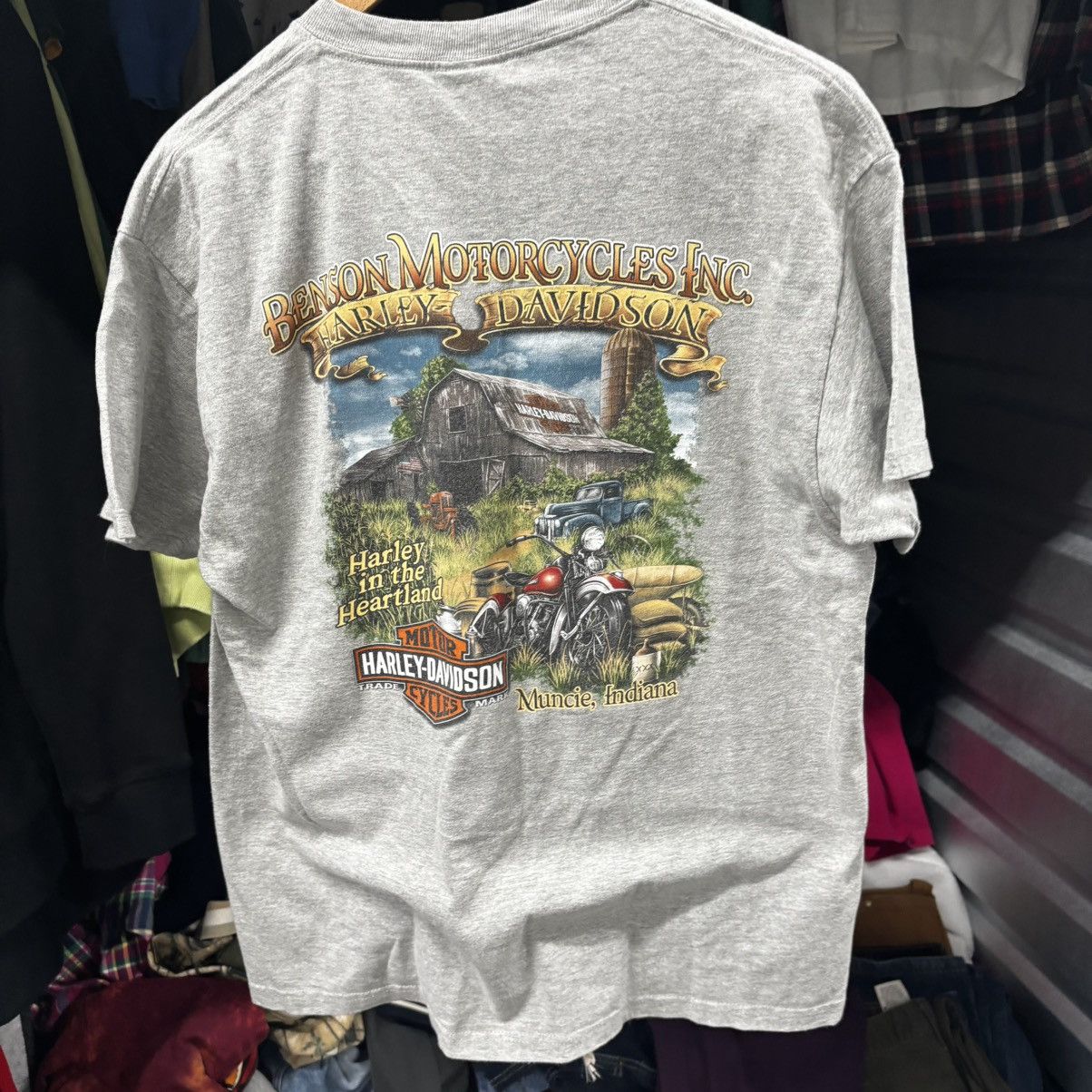 Harley Davidson Vintage Harley Davidson Double Sided Graphic Tee Size US L / EU 52-54 / 3 - 2 Thumbnail