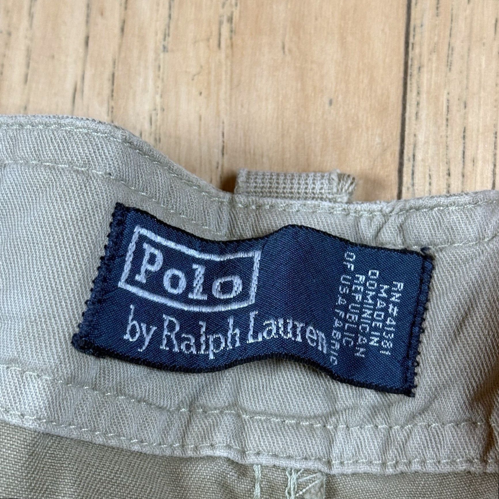 Polo Ralph Lauren VINTAGE Polo Ralph Lauren Cargo Paratrooper Shorts Mens 38 Brown White Flight Military Cargo Shorts Mens 38 Brown White Size US M / EU 48-50 / 2 - 7 Thumbnail