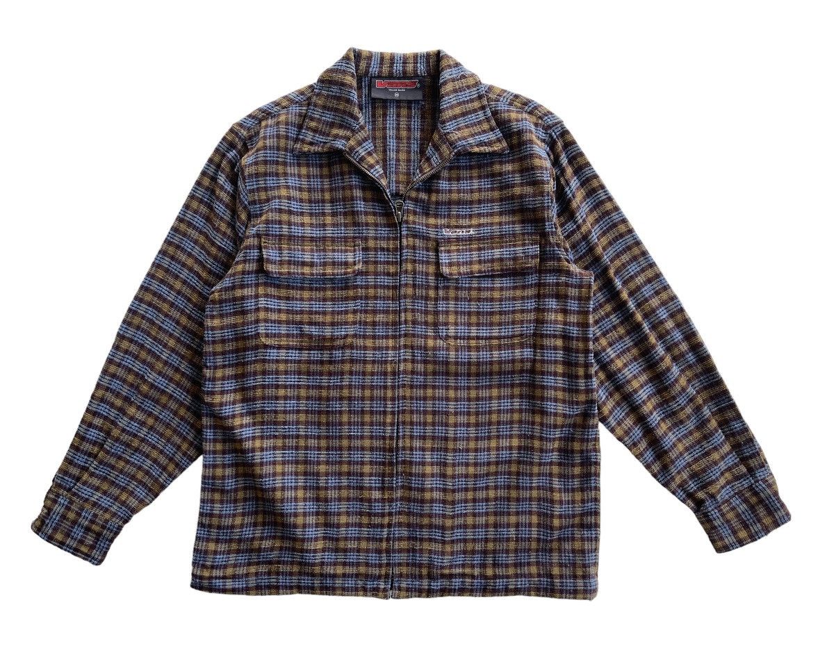 Vans × Vintage Vans Zipper Plaid Shirt Size US M / EU 48-50 / 2 - 2 Thumbnail