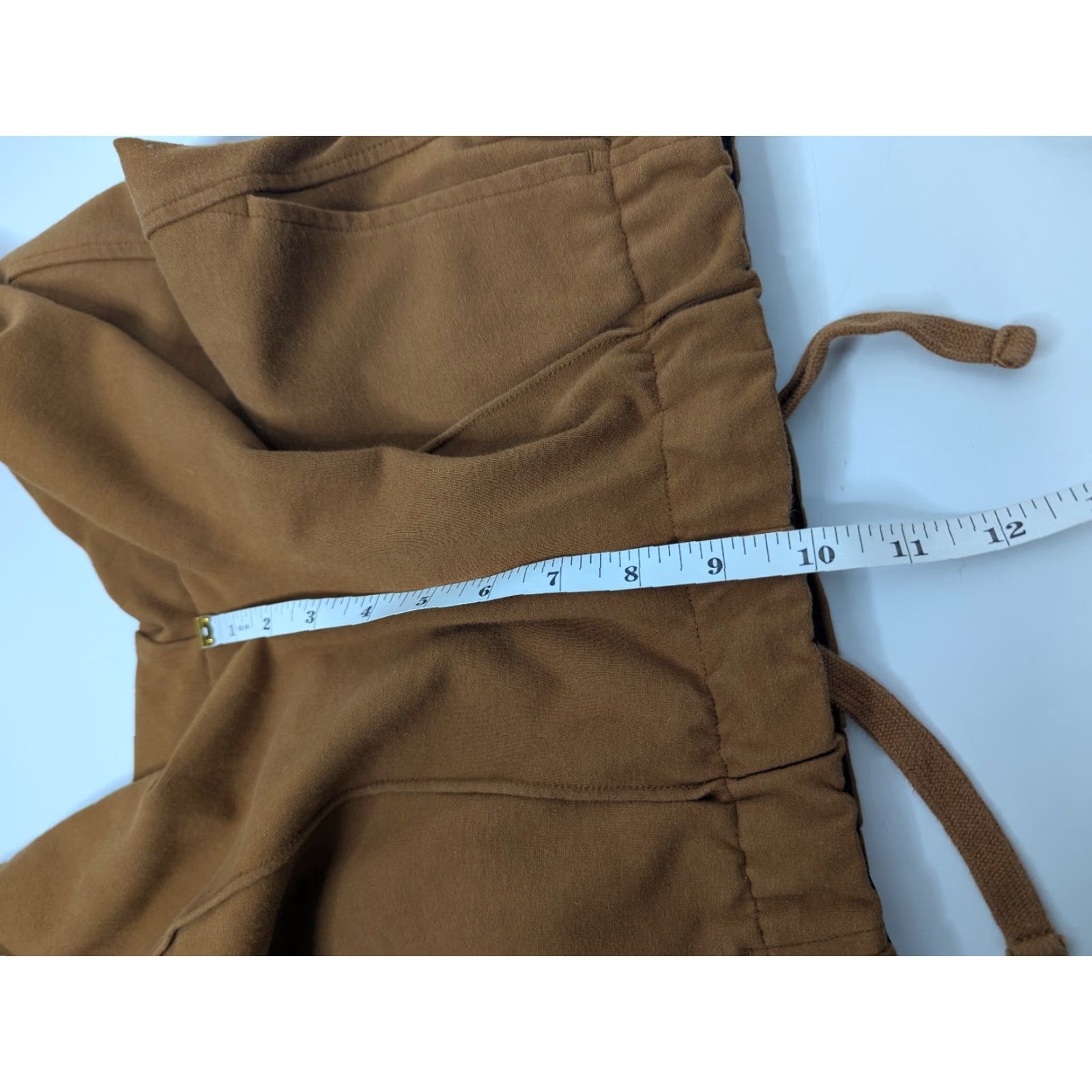 Everlane Everlane The Dream Pant Cotton Modal Stretch Pull-On Drawstring Brown Camel XS Pant Women Pull On Stretch Elastic Waist Ankle Casual 90s? Size 26" / US 2 / IT 38 - 7 Thumbnail