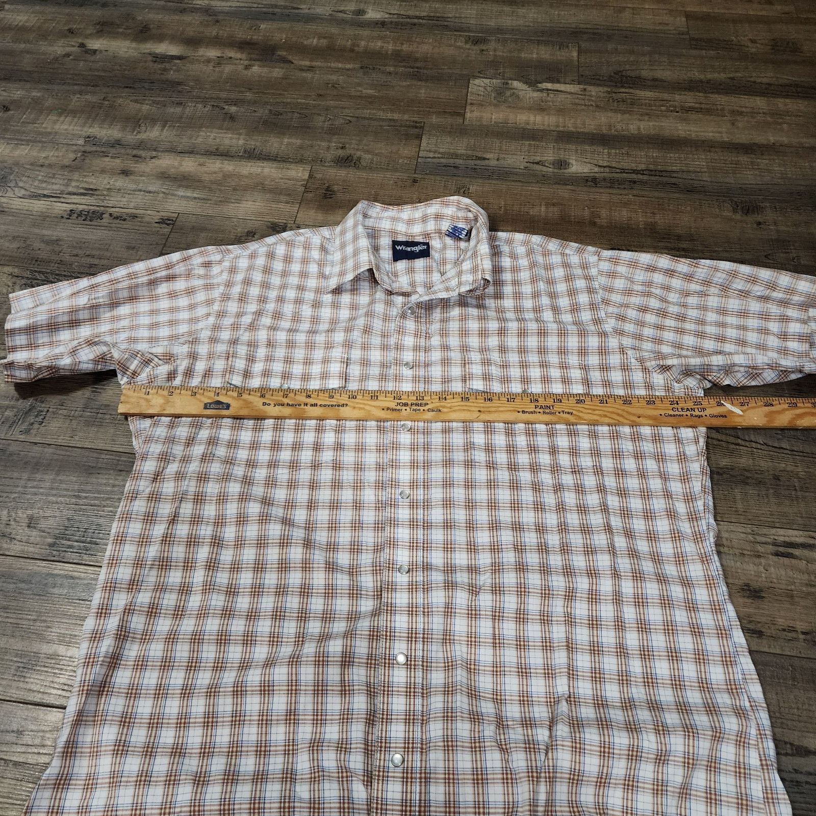 Wrangler Wrangler short sleeve pearl snap shirt XLT 2240 Size US XL / EU 56 / 4 - 3 Thumbnail